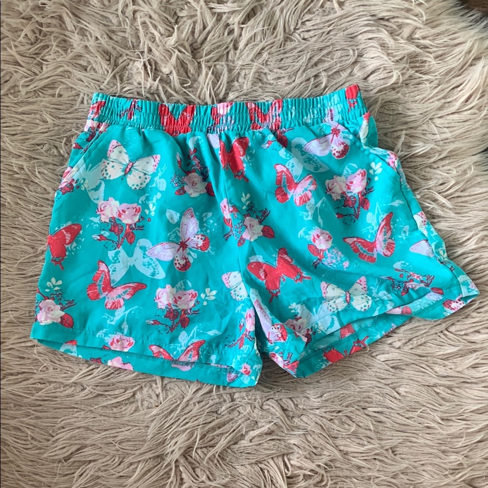 Girl’s Faded Glory Butterfly Print Shorts